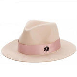 Pink Wool Fedora