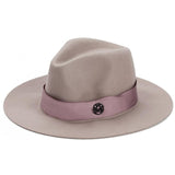 Pink Wool Fedora