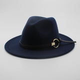 Wool Unisex Kentucky Derby Hats Classical Gentleman Wide