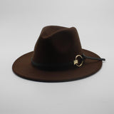 Wool Unisex Kentucky Derby Hats Classical Gentleman Wide