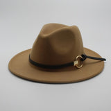 Wool Unisex Kentucky Derby Hats Classical Gentleman Wide