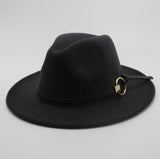 Wool Unisex Kentucky Derby Hats Classical Gentleman Wide