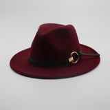 Wool Unisex Kentucky Derby Hats Classical Gentleman Wide