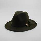 Wool Unisex Kentucky Derby Hats Classical Gentleman Wide