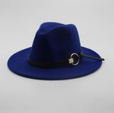 Wool Unisex Kentucky Derby Hats Classical Gentleman Wide