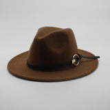 Wool Unisex Kentucky Derby Hats Classical Gentleman Wide