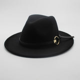 Wool Unisex Kentucky Derby Hats Classical Gentleman Wide