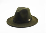 New Fashion Wool Women's Black Fedora