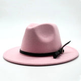 Panama Fedora For Women Winter Black