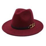 Winter Autumn Imitation Woolen Fedoras