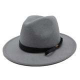 Brand Winter Autumn Imitation Woolen Women Fedora