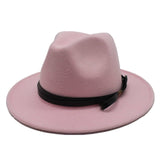 Brand Winter Autumn Imitation Woolen Women Fedora