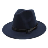 Brand Winter Autumn Imitation Woolen Women Fedora