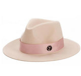 Pink Wool Fedora