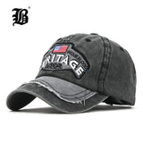 [FLB] 100% Washed Cotton Men Baseball Cap Fitted Cap Snapback Hat For Women Gorras Casubr